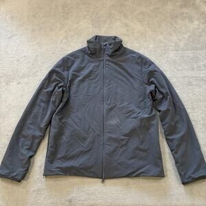 Made in NYC Blue Wind Resistant Full Zip Athletic Lightwear Jacket Men's Size M